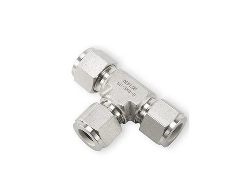 Factory Supply Stainless Steel Butted Welding Pipe Tee Sanitary Double Clamp Inner Thread 3 Way