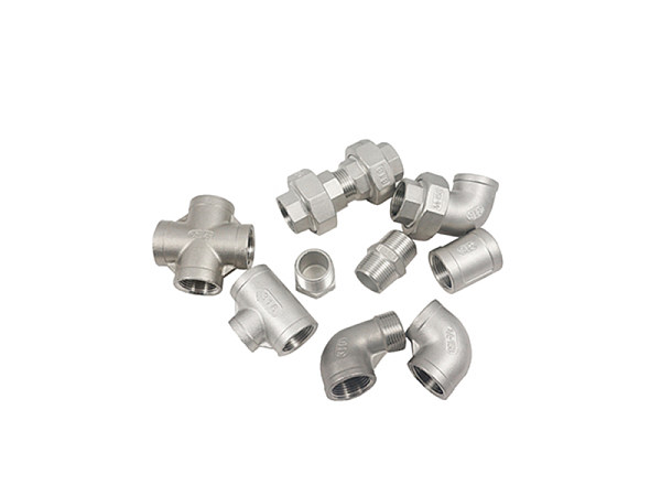 Plumbing materials stainless steel threaded SS304/316 Sanitary pipe fittings Union Elbow for water supply