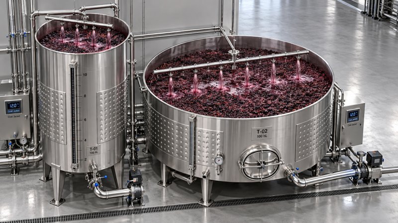 Wie die Geometrie von Gärtanks das Maischehutmanagement bei Rotwein beeinflusst