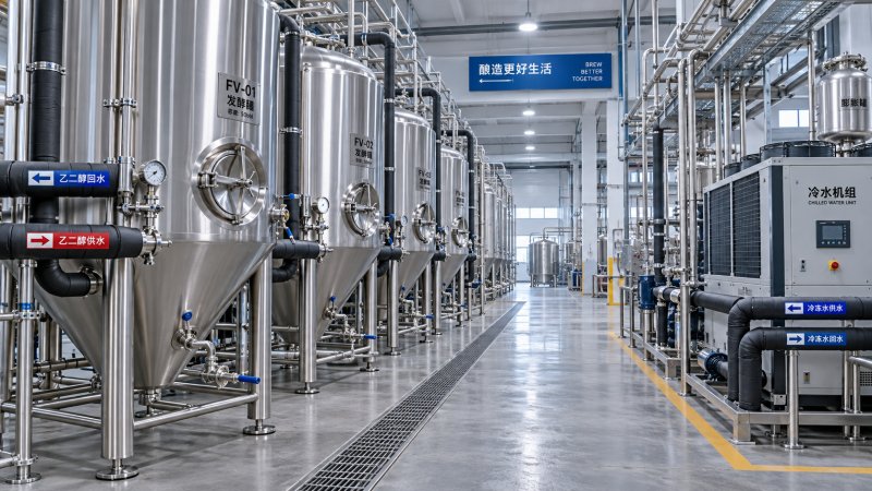 Coûts d’agrandissement d’une cuve de fermentation de bière : glycol, surface au sol et installation