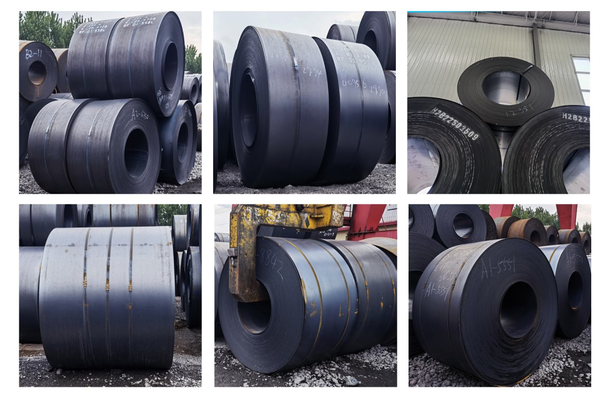 1mm 2mm 3mm ASTM A36 SS400 S235JR Q195B Q235B Q345B SPHC RECC Cold Rolled Steel Coil Hot Rolled Steel Coil Carbon Steel Coils