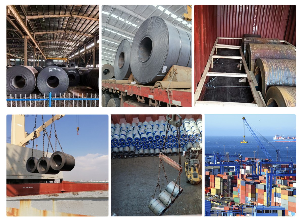 1mm 2mm 3mm ASTM A36 SS400 S235JR Q195B Q235B Q345B SPHC RECC Cold Rolled Steel Coil Hot Rolled Steel Coil Carbon Steel Coils