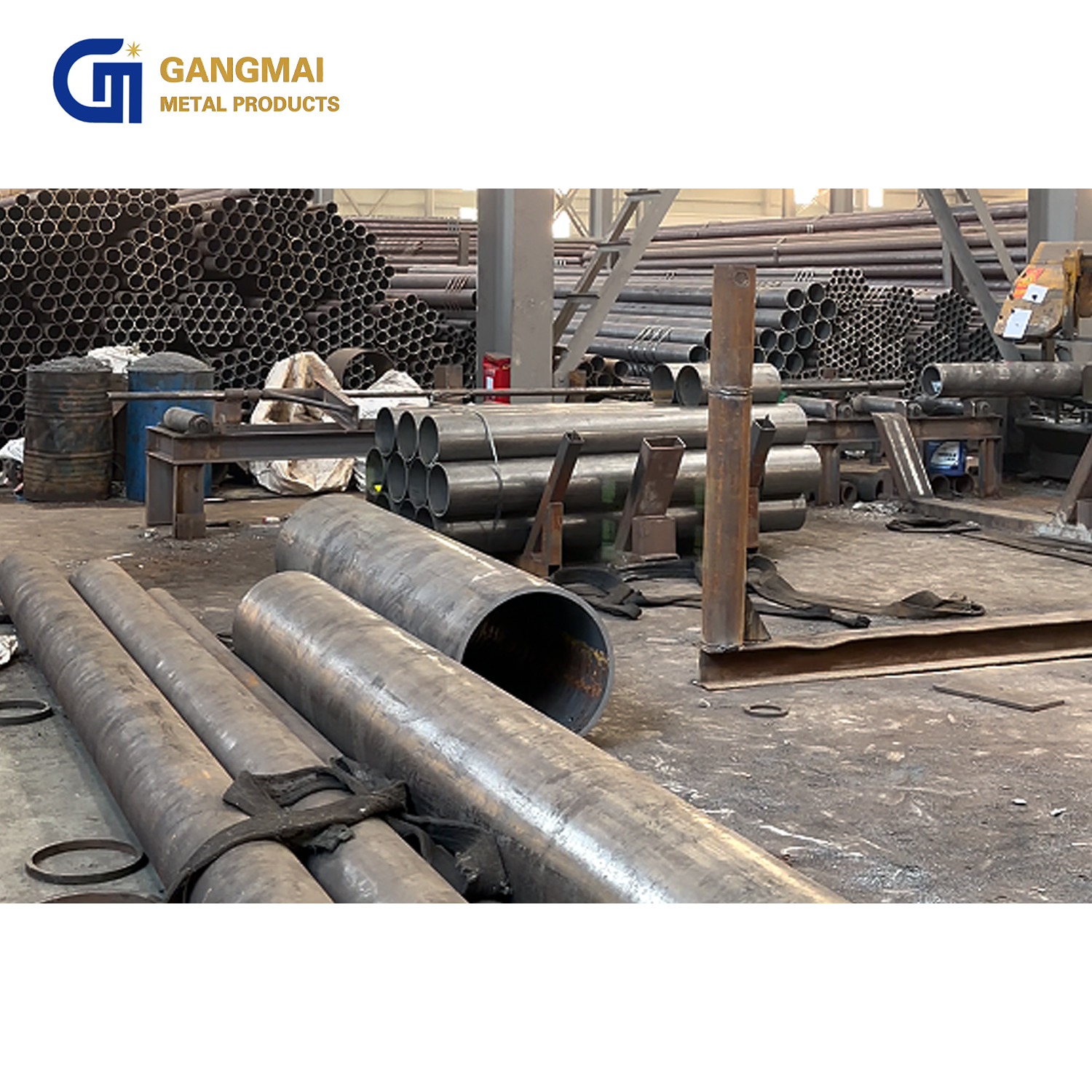 China Steel Pipe Suppliers of Q235 Q345 ASTM Carbon ERW Mild Iron Round Welded Steel Pipes
