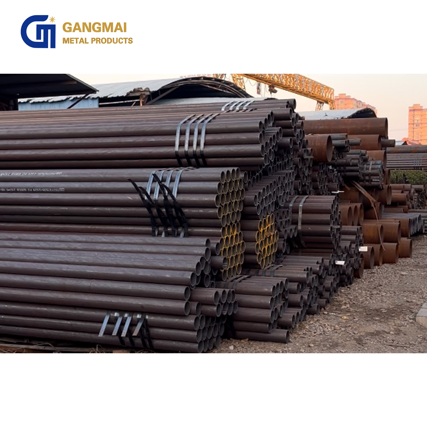 Astm API 5l Gr B A134 A106 A53 SCH 40 Black MS Iron Pipe Hot Rolled 1045 Seamless Carbon Steel Pipe Tube