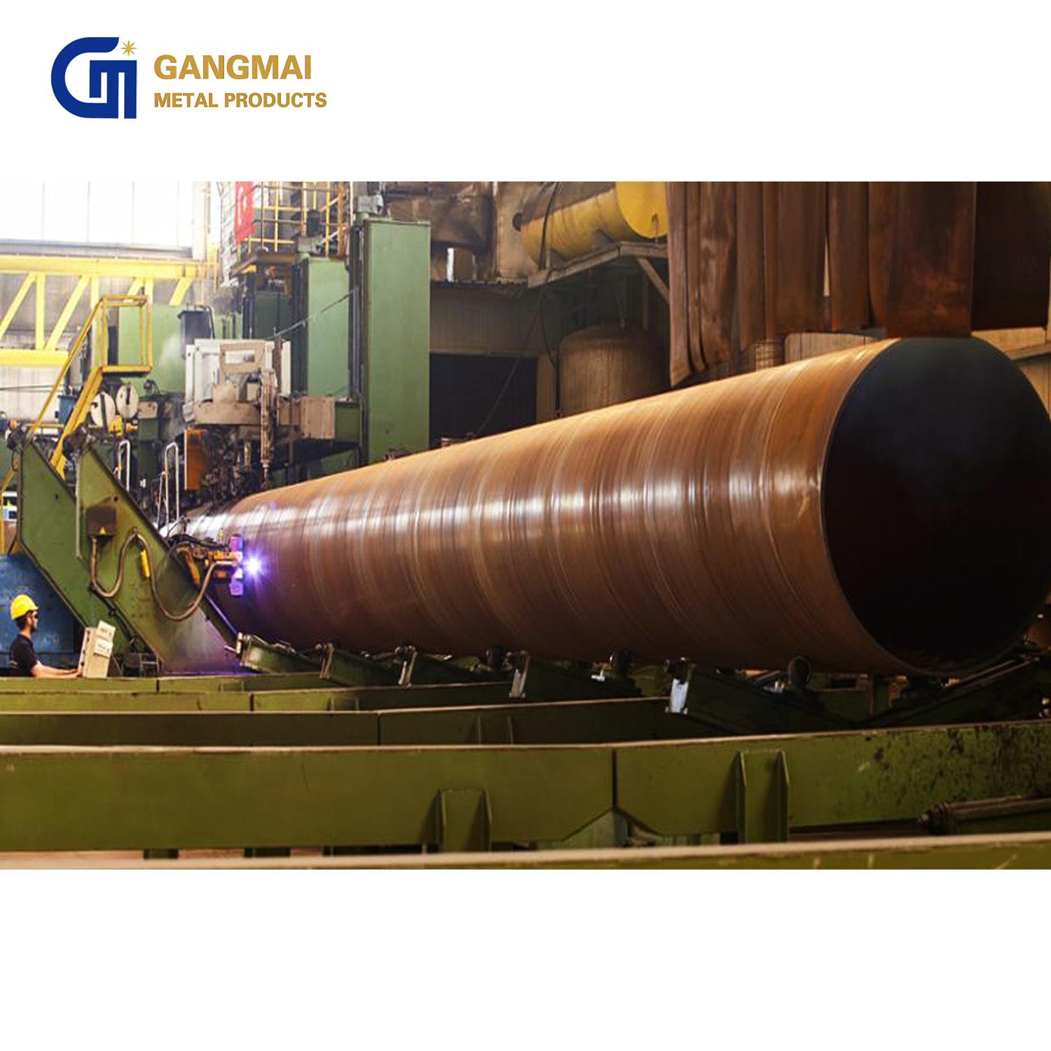 Welded Pipe Large Diameter Structure Steel Pipeline Industrial Welded Tube Corrugated Steel Pipe Galvanized Iron Pipe