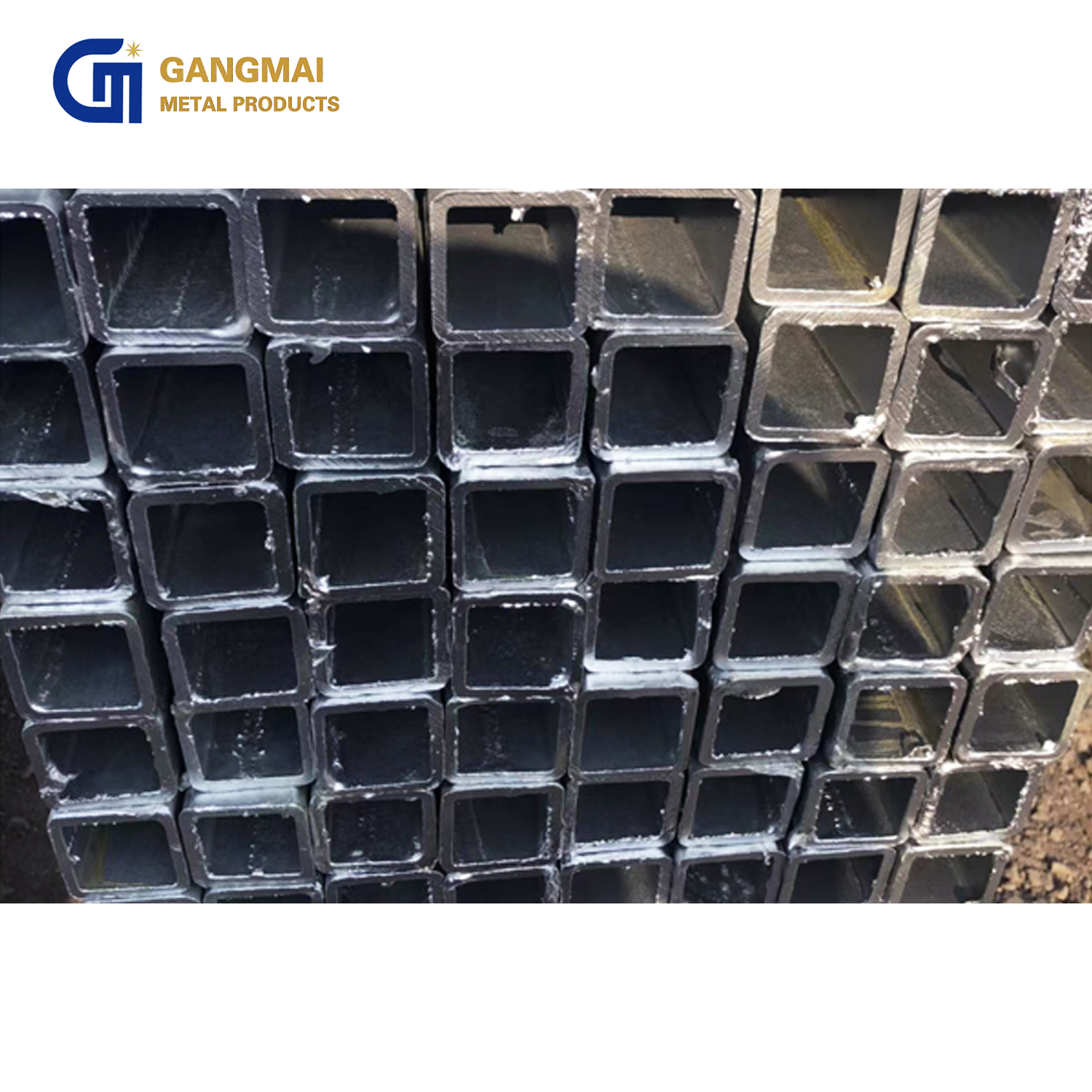 ASTM 6m Length Structure Cutting Reliable Factory's Galvanized Steel Square Hollow Section Tube Rectangular Pipe