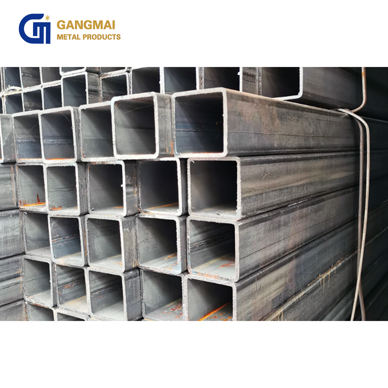 ASTM 6m Length Structure Cutting Reliable Factory's Galvanized Steel Square Hollow Section Tube Rectangular Pipe