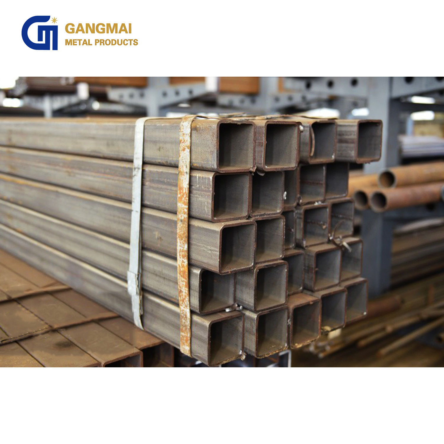 Hollow Section Rectangular Pipe 20x20mm 50x50mm 40x40mm Black Carbon Steel Welded Square Steel Pipe Steel Tube