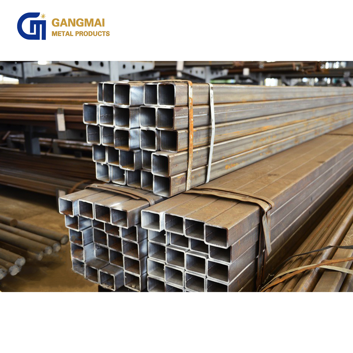 Hollow Section Rectangular Pipe 20x20mm 50x50mm 40x40mm Black Carbon Steel Welded Square Steel Pipe Steel Tube