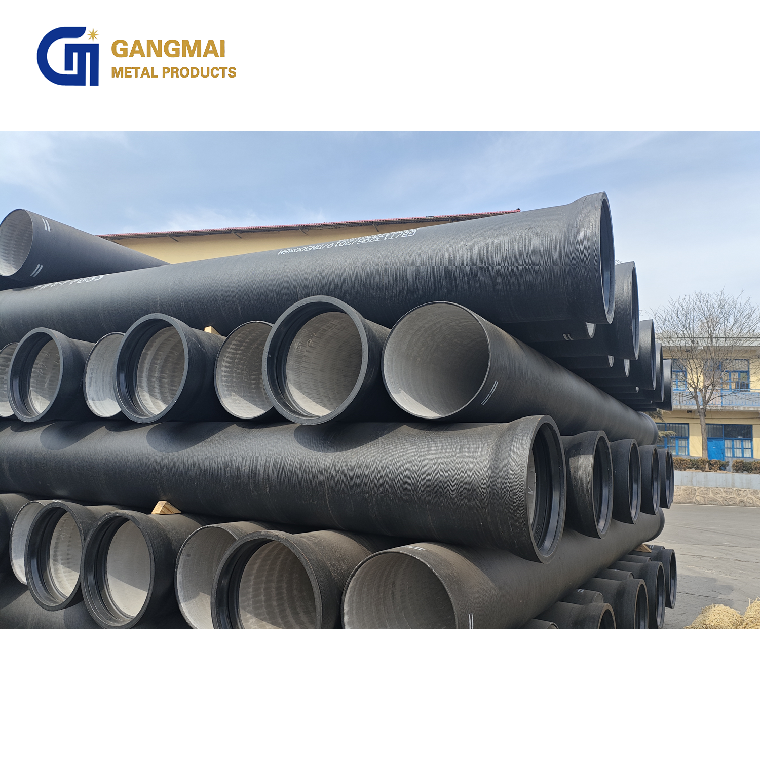 EN545 EN598 DN100 DN125 DN150 DN300 DN400 DN600 Ductile Cast Iron Pipe Tube