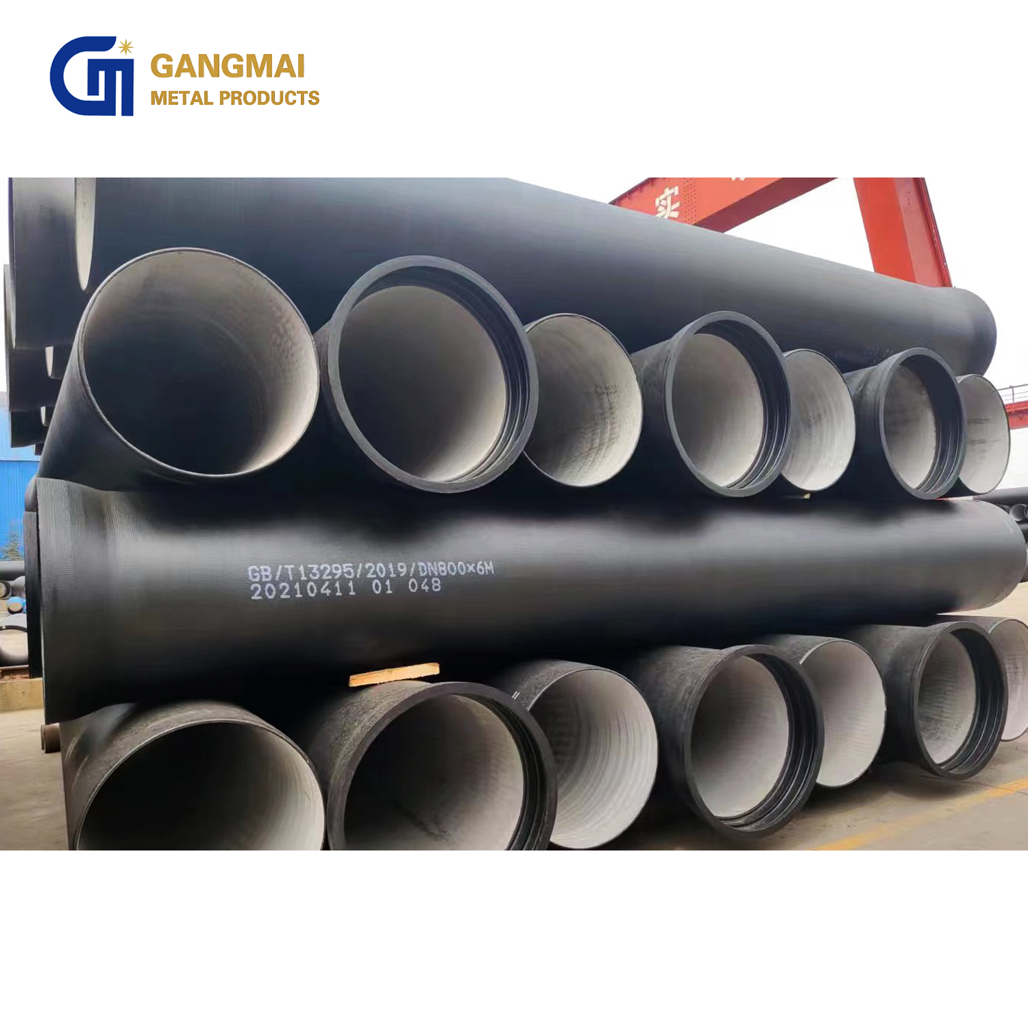 EN545 EN598 DN100 DN125 DN150 DN300 DN400 DN600 Ductile Cast Iron Pipe Tube