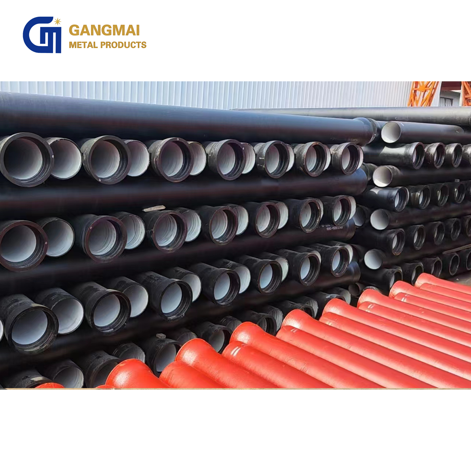Anti-Corrosion Durable Water Supplying Drainage System Nodular Cast Iron Pipe ISO2531 Welding Bending Ductile Iron Pipe