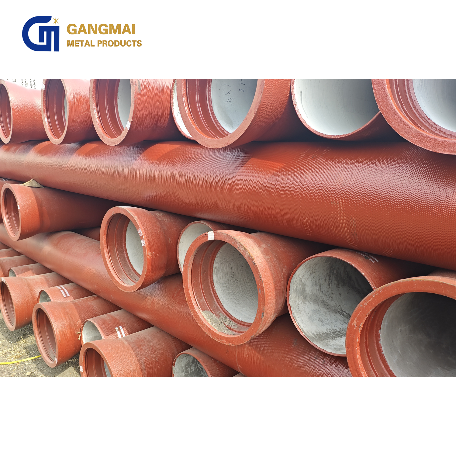 Steel Pipe Manufacturer Suppliers K7 K9 K8 C40 C30 C25 Ductile Cast Iron Round Water Pipe Ductile Iron Pipe