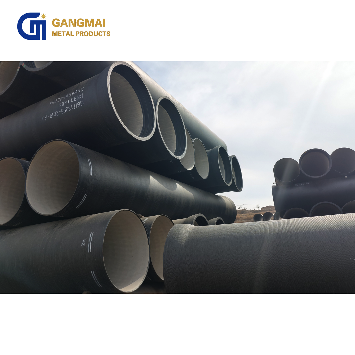 Good Quality Ductile Cast Iron Pipe C40 8 Inch 300mm 1000mm K7 K8 K9 K12 Ductile Iron Pipe