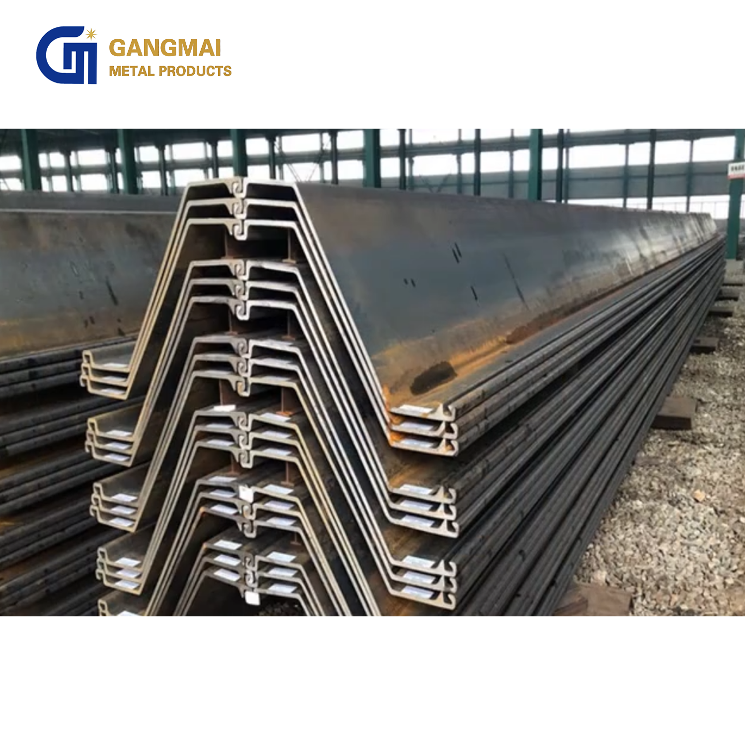 Z type and U type hot rolled steel sheet pile