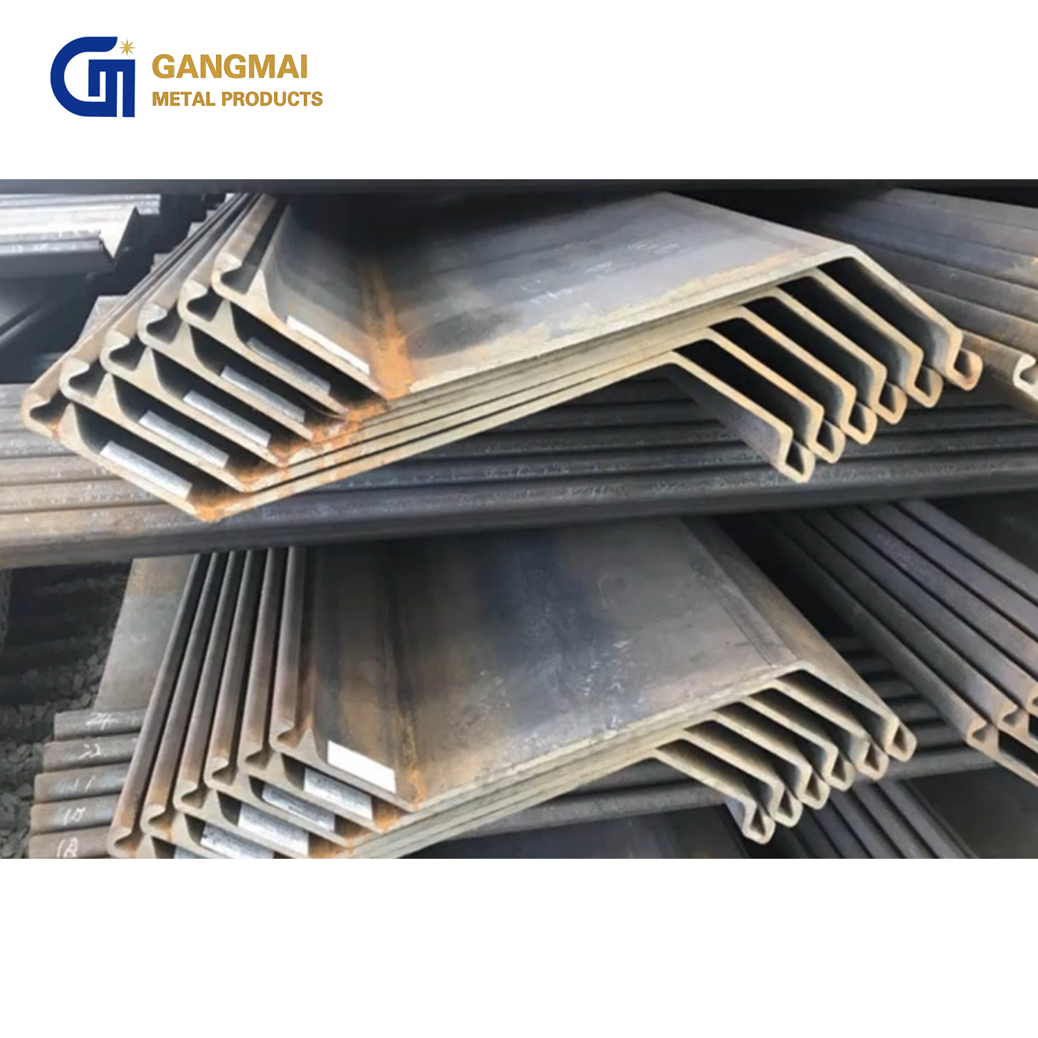 Z type and U type hot rolled steel sheet pile