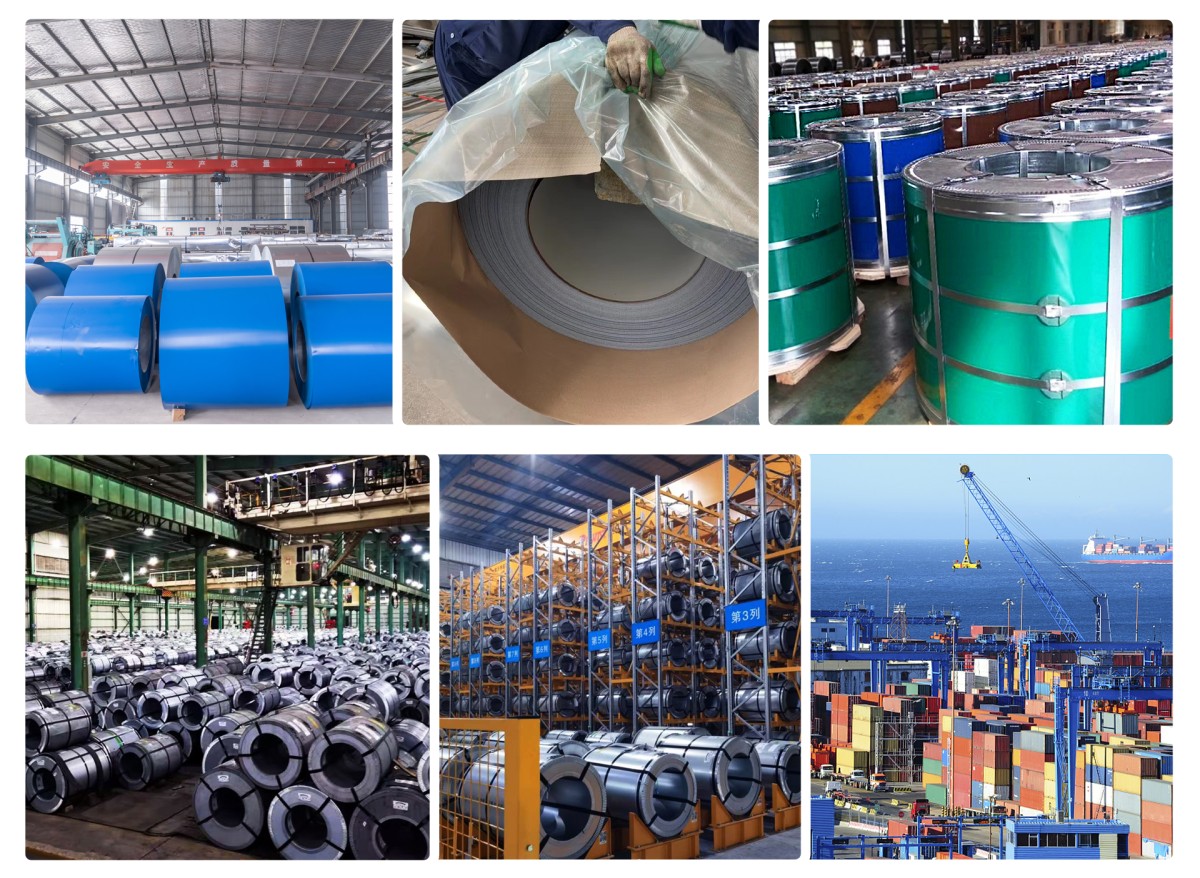PPGI Galvanized Color Coated Steel Coil Precoated Galvanized Steel Coil