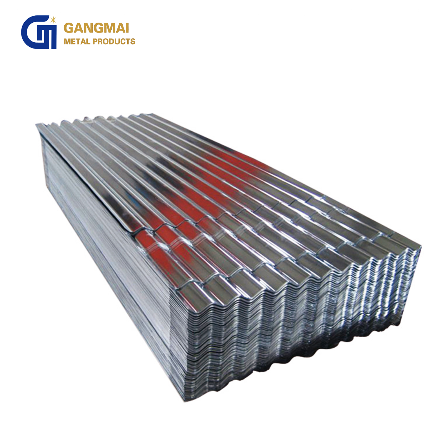 0.12mm-1.2mm Thickness Galvanized Corrugated Steel Sheet GI Corrugated Roofing Sheet
