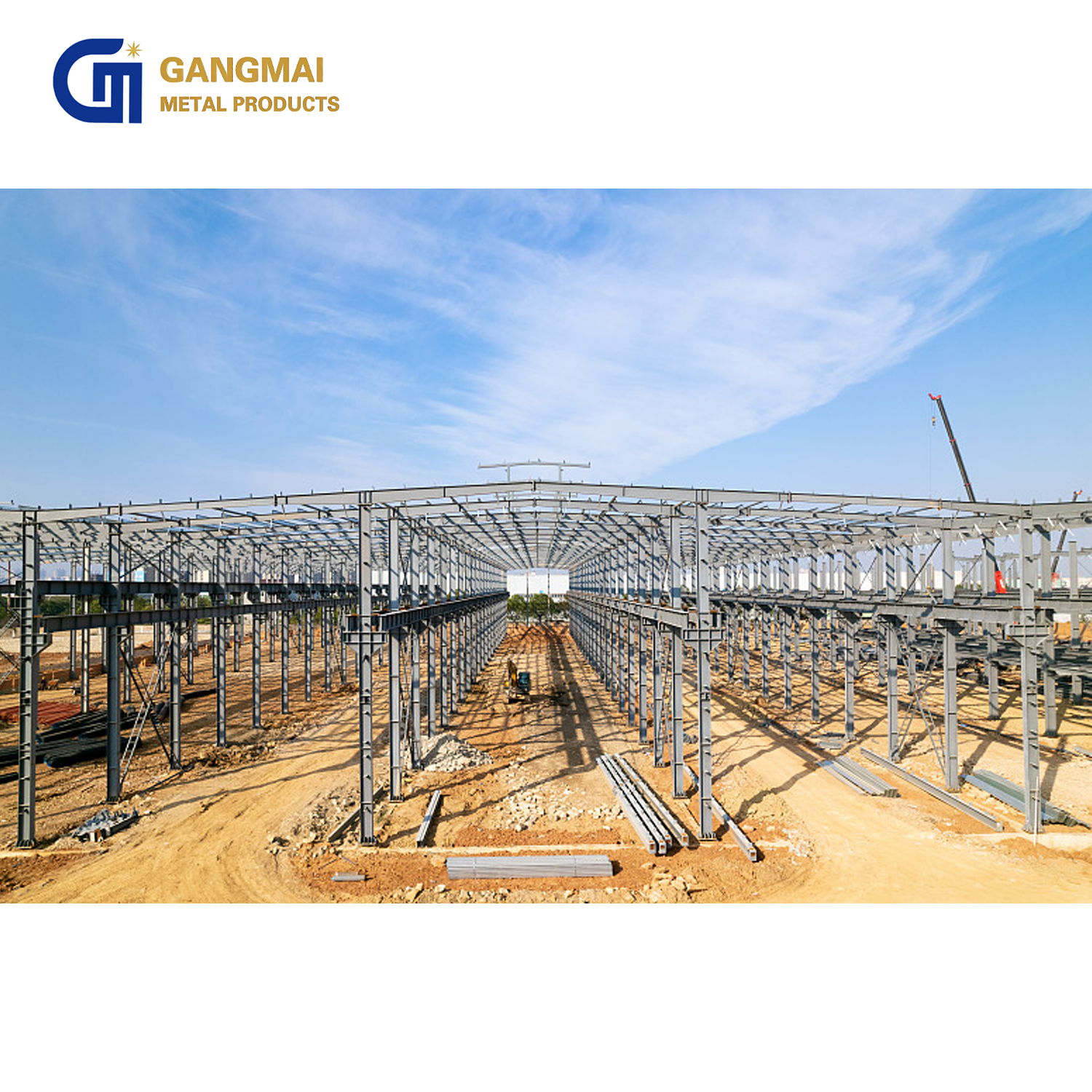 Pre Engineered Steel Structure Warehouse Building Prefab Metal Workshop for Industrial Storage