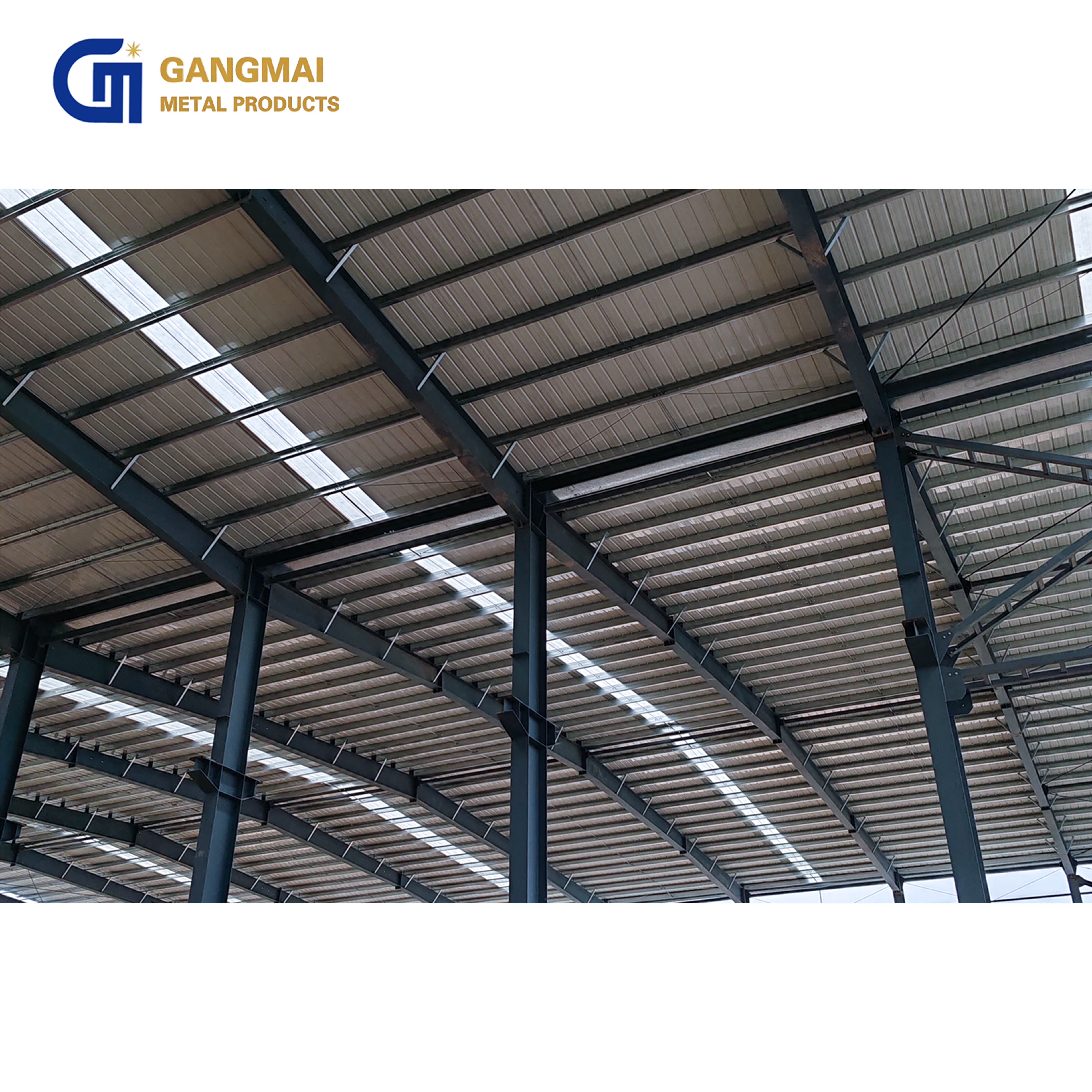 Prefabricated Steel Building Industrial Warehouse Workshop Steel Structure Manufacturer Large Span Steel Frame