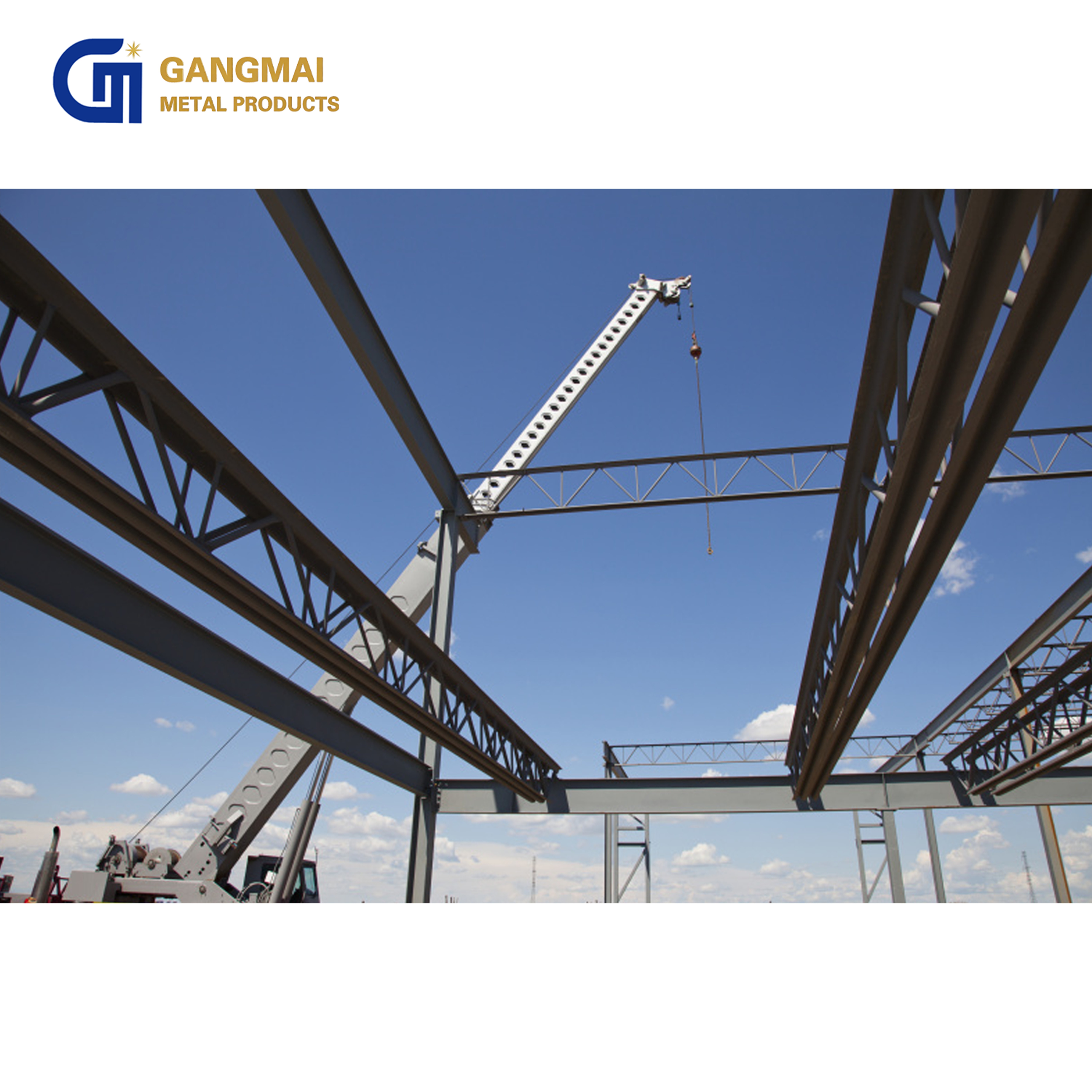 Prefabricated Steel Building Industrial Warehouse Workshop Steel Structure Manufacturer Large Span Steel Frame