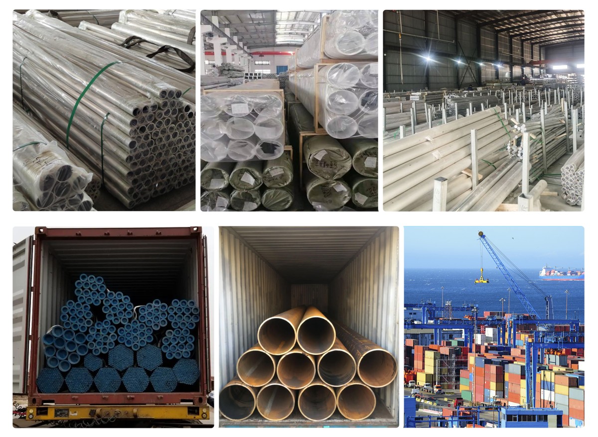 Factory Supply Aluminum 1050 1060 3003 3105 5052 6061 6063 7075 Alloy Aluminum Tube Aluminum Pipe