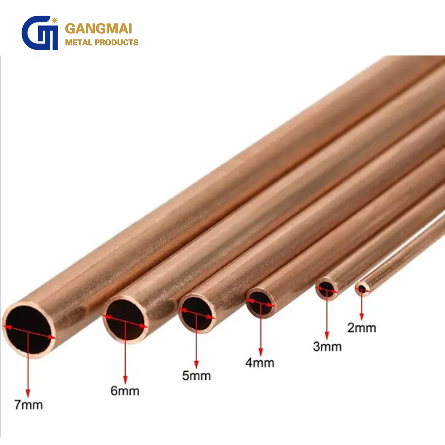 C10700 C12000 T2 Pure Copper Tubing Round Copper Pipe