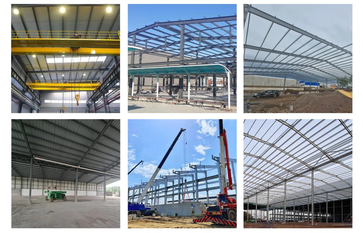 Prefabricated Structural Grade H-Beam Steel Structure Factory Warehouse Building for Workshop