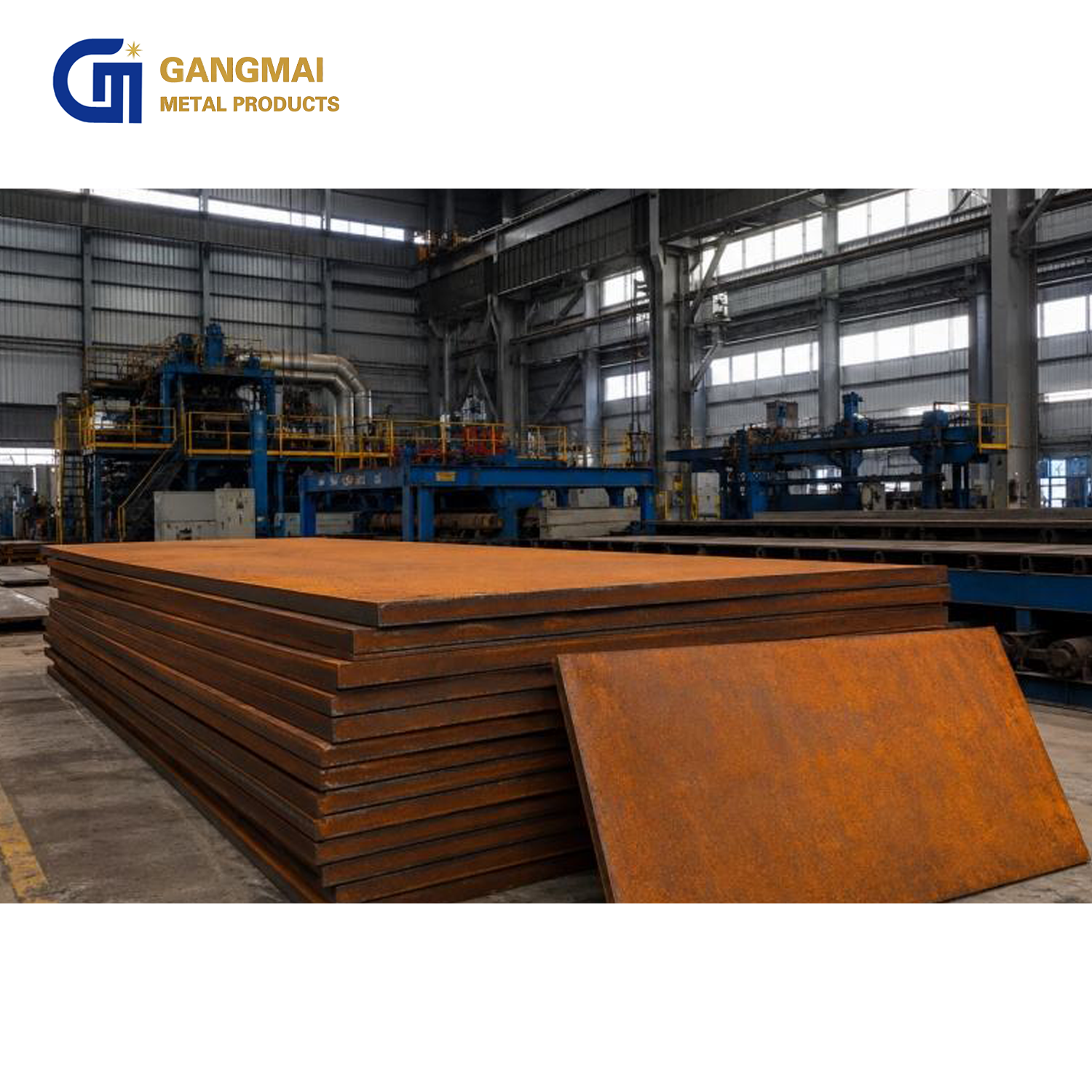 EN10025 S355 Hot Rolled High-Strength Weathering Steel Plate 10mm Thick Corten Steel Sheets