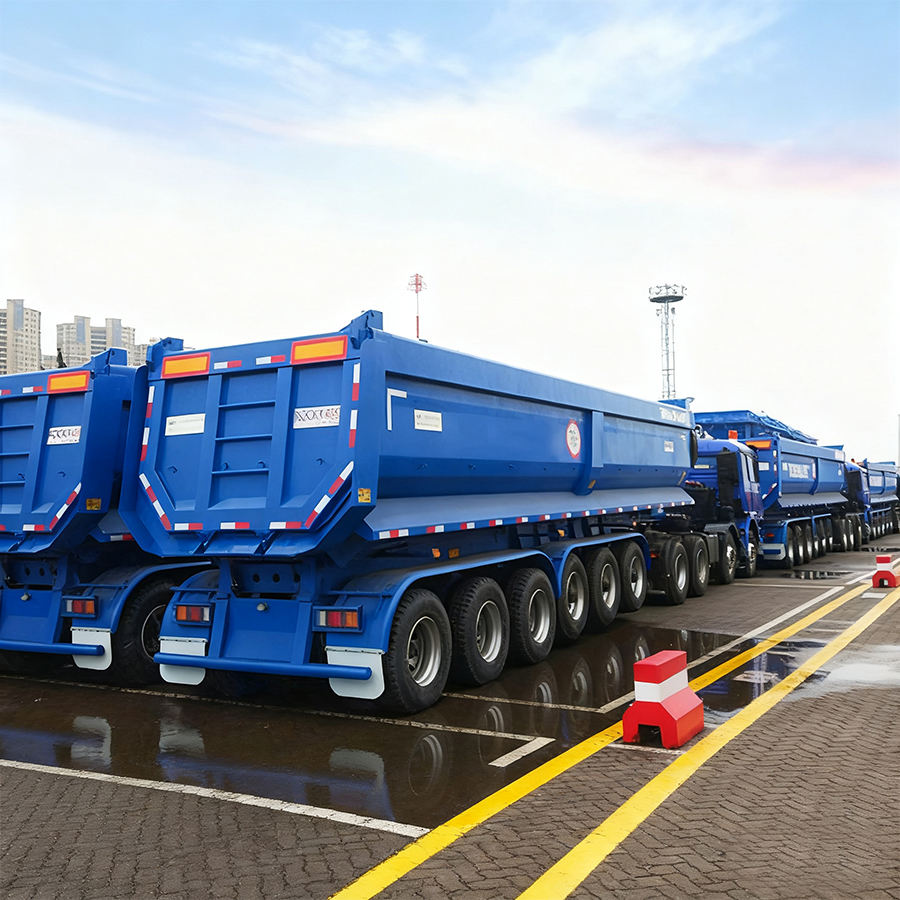 3-axle dump semi-trailer 3-axle dump semi-trailer