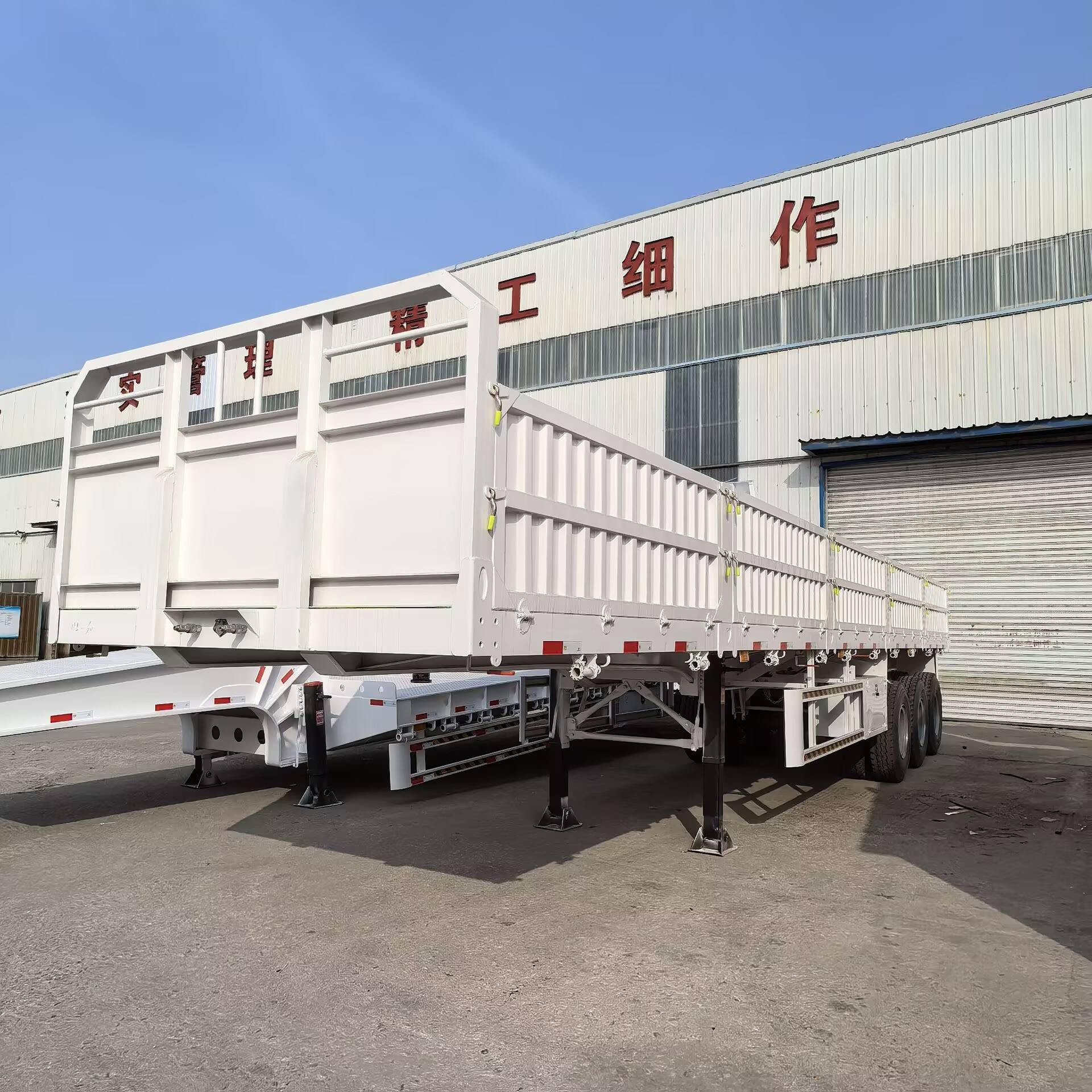 800mm Railing Cargo Semi-Trailer 30t-80t Side Wall Trailers for Sale 3 Axle Truck Trailers 800mm Railing Cargo Semi-Trailer 30t-80t Side Wall Trailers for Sale 3 Axle Truck Trailers