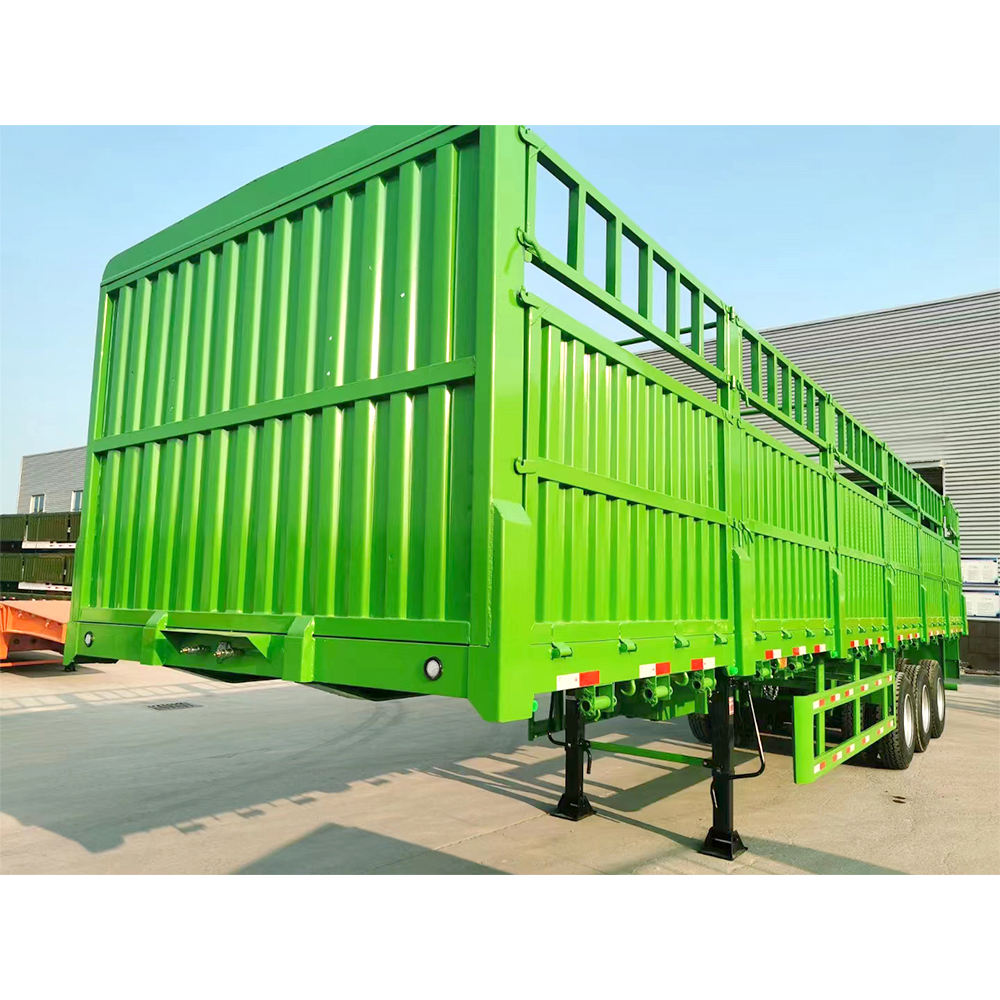 Heavy-Duty High Quality 3-Axle 80ton High Wall Fence Semi Trailer for Cargo Transport Heavy-Duty High Quality 3-Axle 80ton High Wall Fence Semi Trailer for Cargo Transport