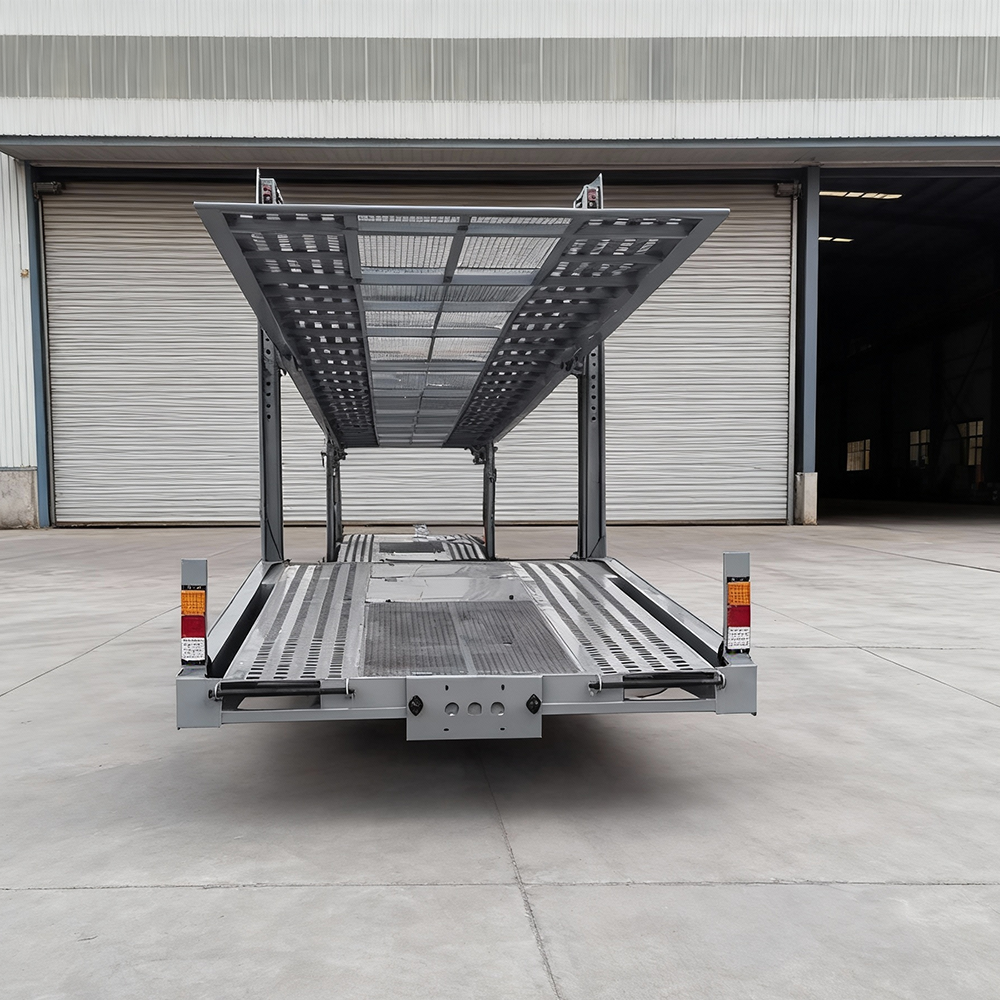 Double Deck Auto Carrier 2-Axle 8-Car Steel Semi-Trailer for Car Transportation Double Deck Auto Carrier 2-Axle 8-Car Steel Semi-Trailer for Car Transportation
