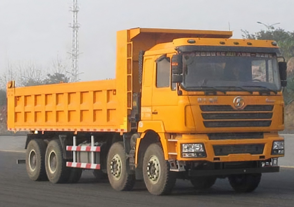 Shacman 12 Wheeler 8x4 Diesel Euro 2 Heavy Truck 18 Cubic Meter Sand  Left Hand Drive