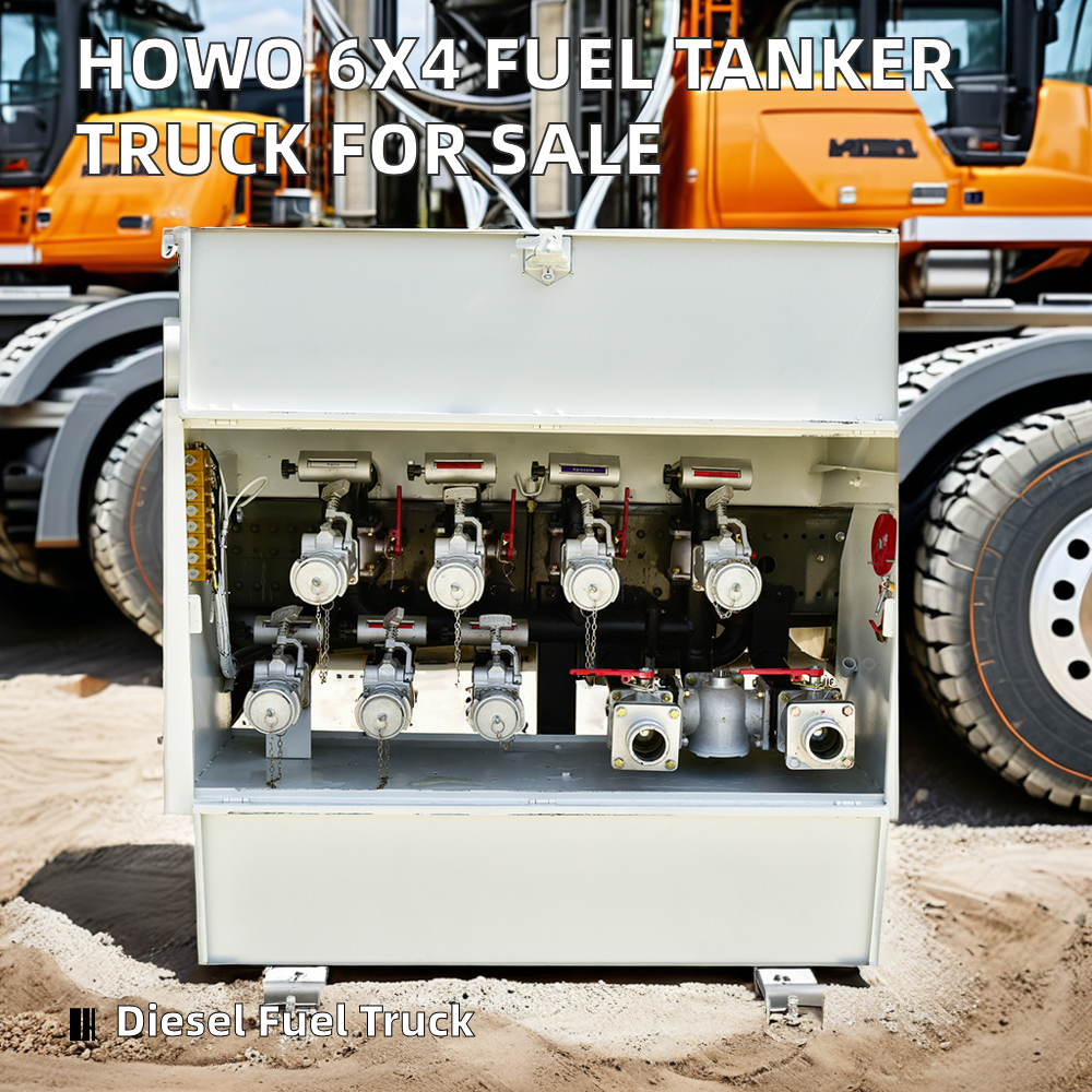 HOWO Brand 6x4 Fuel Tank Truck 16000-20000 Liter Capacity Diesel Engine Manual Transmission  New Used Oil Tanker Truck