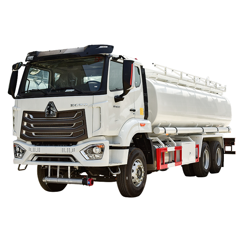 HOWO Brand 6x4 Fuel Tank Truck 16000-20000 Liter Capacity Diesel Engine Manual Transmission  New Used Oil Tanker Truck
