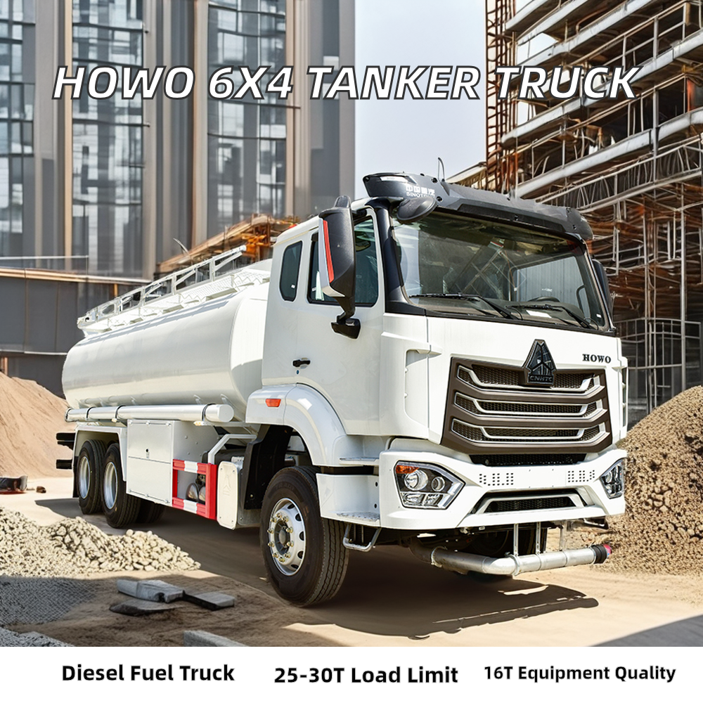 HOWO Brand 6x4 Fuel Tank Truck 16000-20000 Liter Capacity Diesel Engine Manual Transmission New Used Oil Tanker Truck HOWO Brand 6x4 Fuel Tank Truck 16000-20000 Liter Capacity Diesel Engine Manual Transmission New Used Oil Tanker Truck