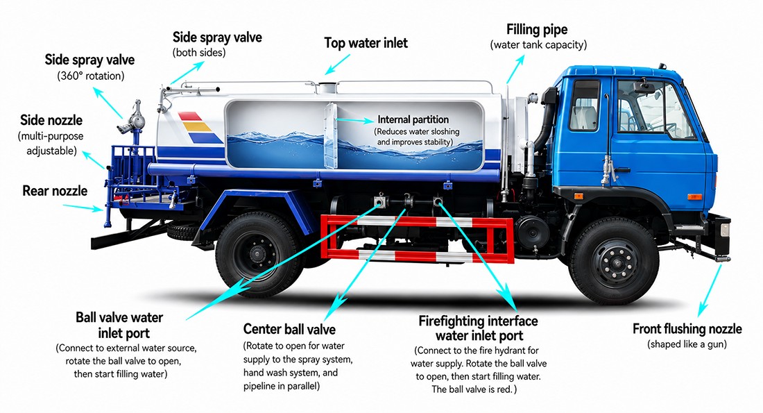f2120f9630ec7f7892e691cc3f4161ed SHACMAN F2000 6*4 Sprinkler Truck Water tank Truck
