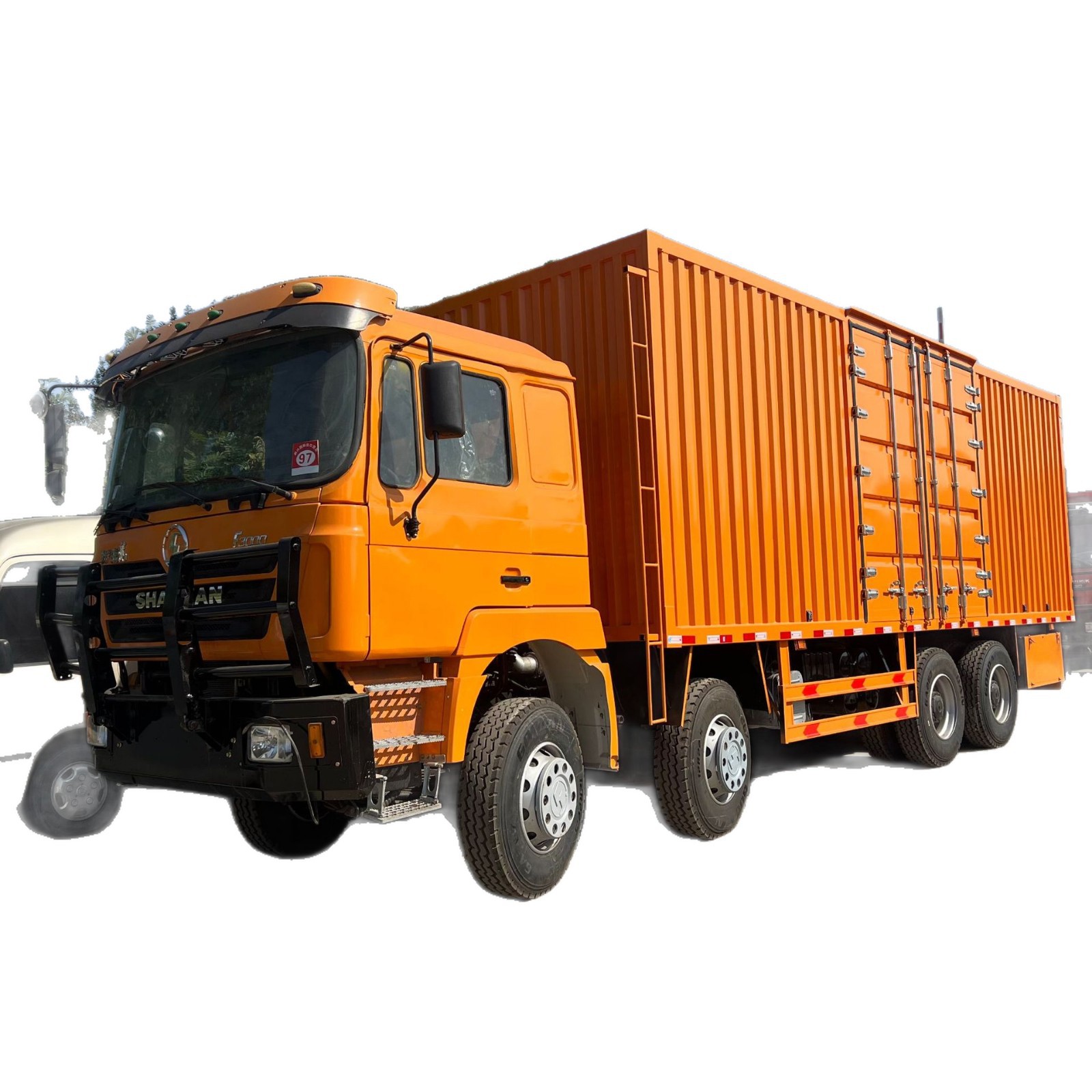 Container Truck Shacman 6X4 10 Tires Euro2 3 Totally Enclosed Container Truck Shacman 6X4 10 Tires Euro2 3 Totally Enclosed