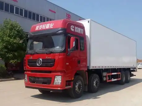 Container Truck Shacman 8X4 12 Tires Euro2 3 Totally Enclosed Container Truck Shacman 8X4 12 Tires Euro2 3 Totally Enclosed