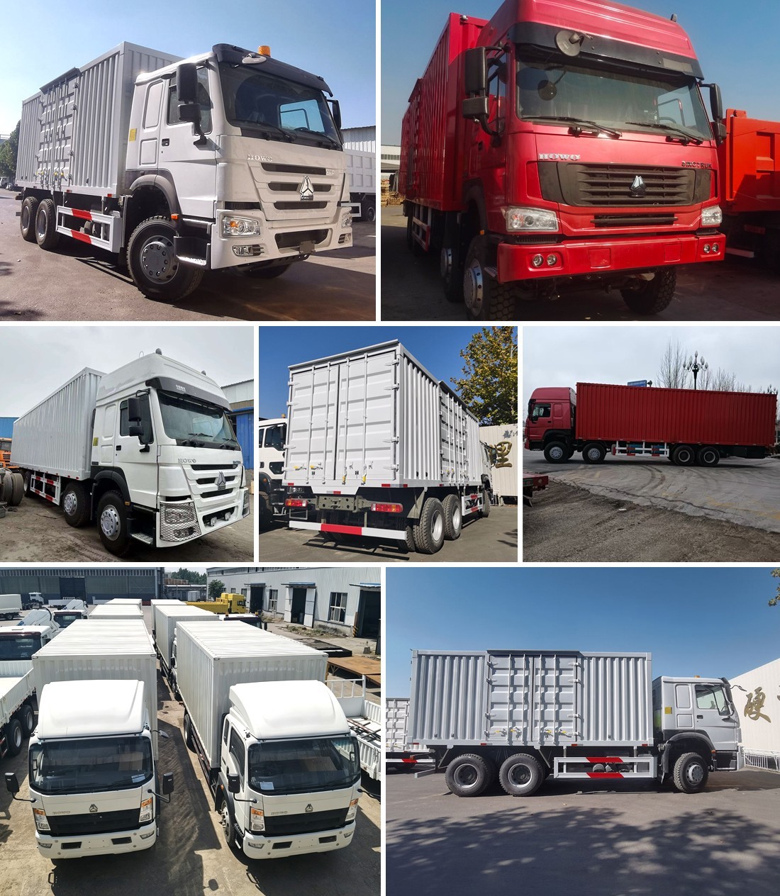 aef43112b9bbdd05f01898bc0667e887 4x2 Howo Van Cargo Box Truck Transport Cargo Sinotruk Howo 10-15 Ton