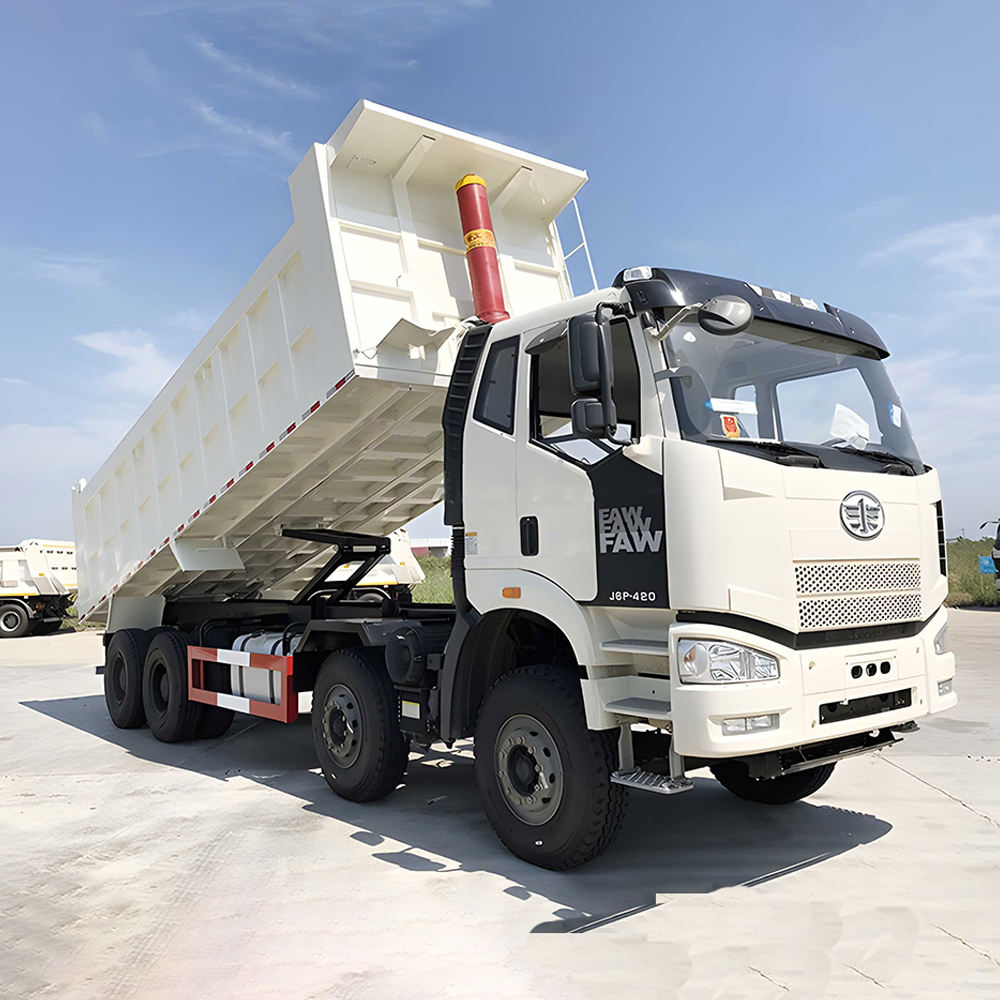 FAW J6P 8x4 Used Heavy Dumper Truck 420hp