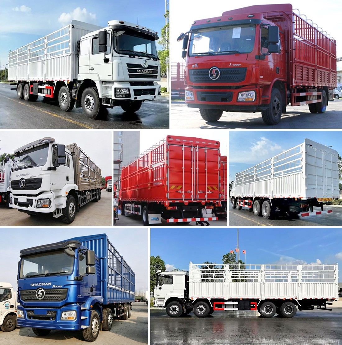 df93cdeca1f52f0433504e5a8c0723a9 Shacman F3000 6x4 10 Wheeler Diesel Fast 380hp 430hp Cargo Fence Lorry Heavy Duty Truck