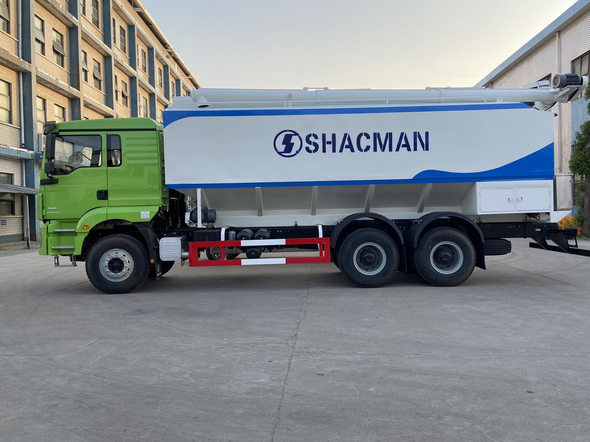 Shacman H3000 6x4 16 Ton Chicken Feed Bulk Tank Truck Silo Truck Animal Feed Truck
