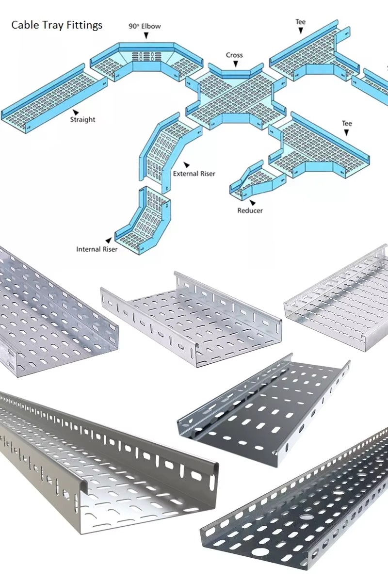 详情 Industrial Perforated Cable Tray for EPC Power & Energy Projects