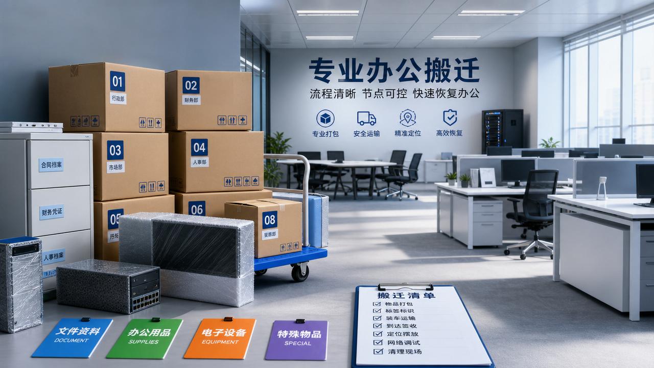 商务搬家如何减少停工时间，流程安排比价格更关键