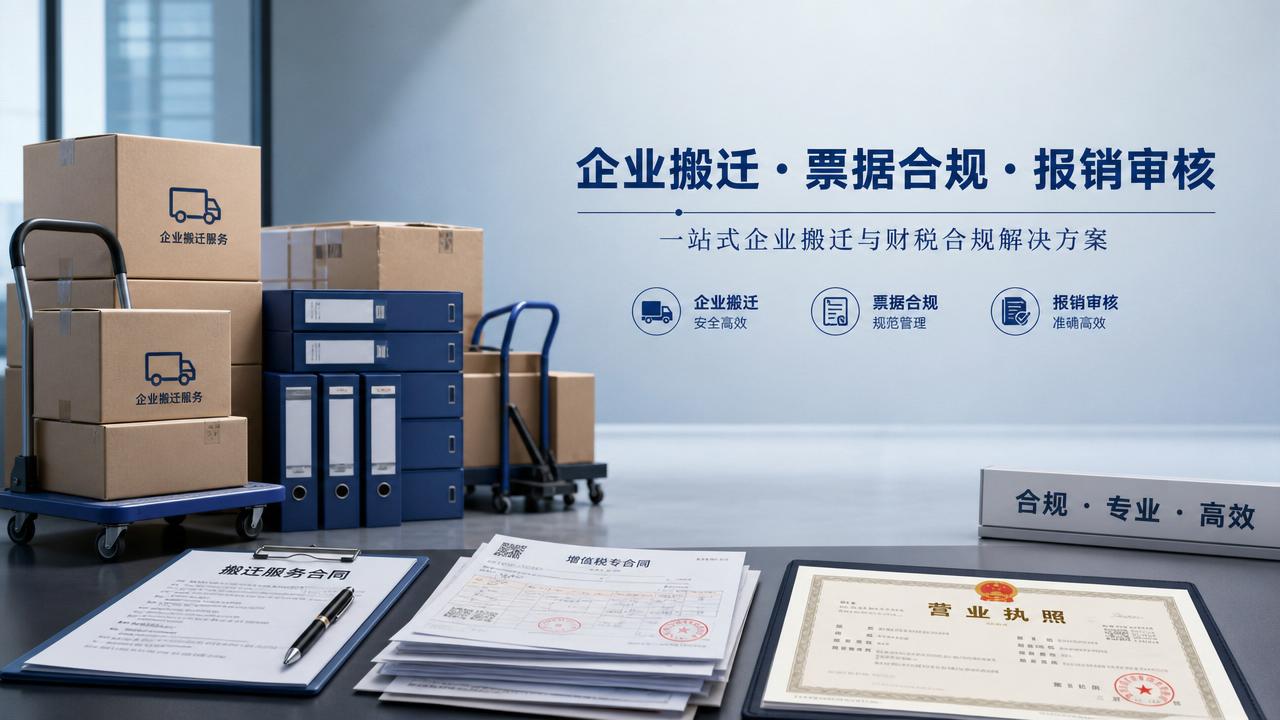 搬家公司能不能开合规票据，企业报销前先确认这几点