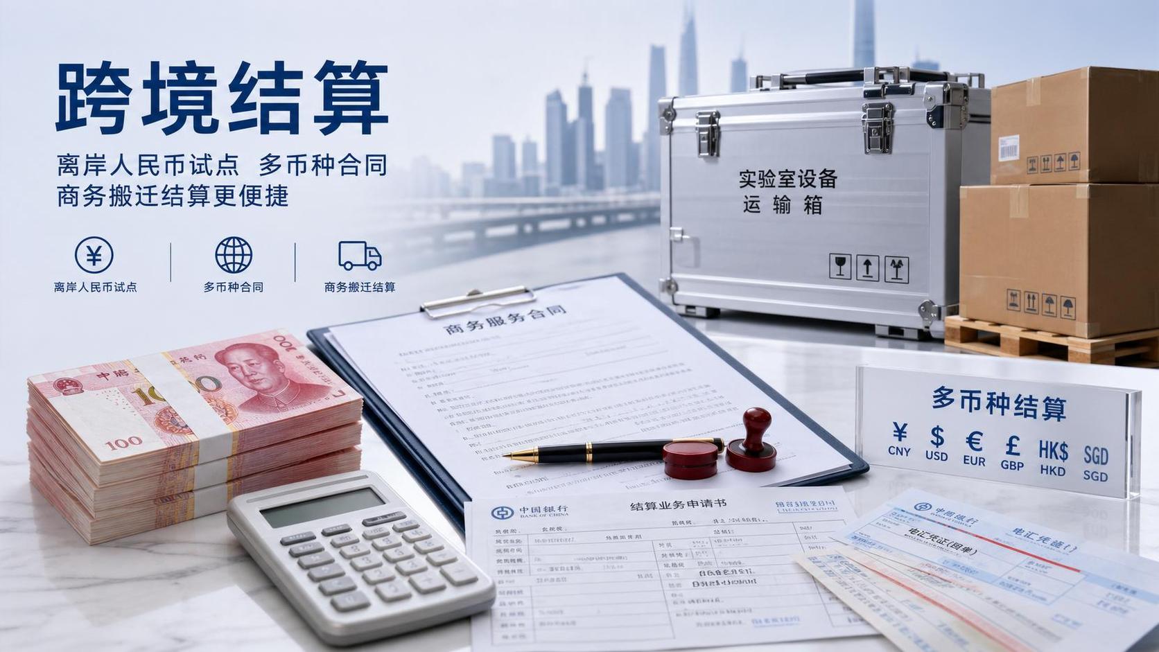 六家银行启动离岸人民币试点，跨境商务搬迁结算更便捷
