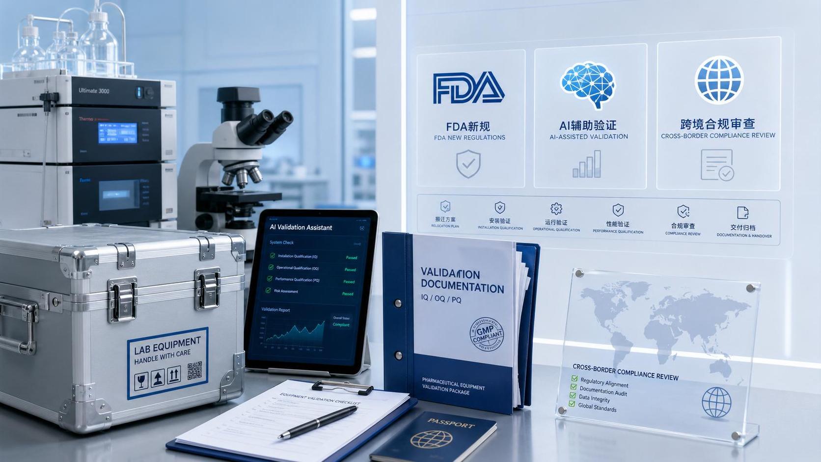 FDA更新实验室搬迁验证要求，AI辅助路径7月1日生效