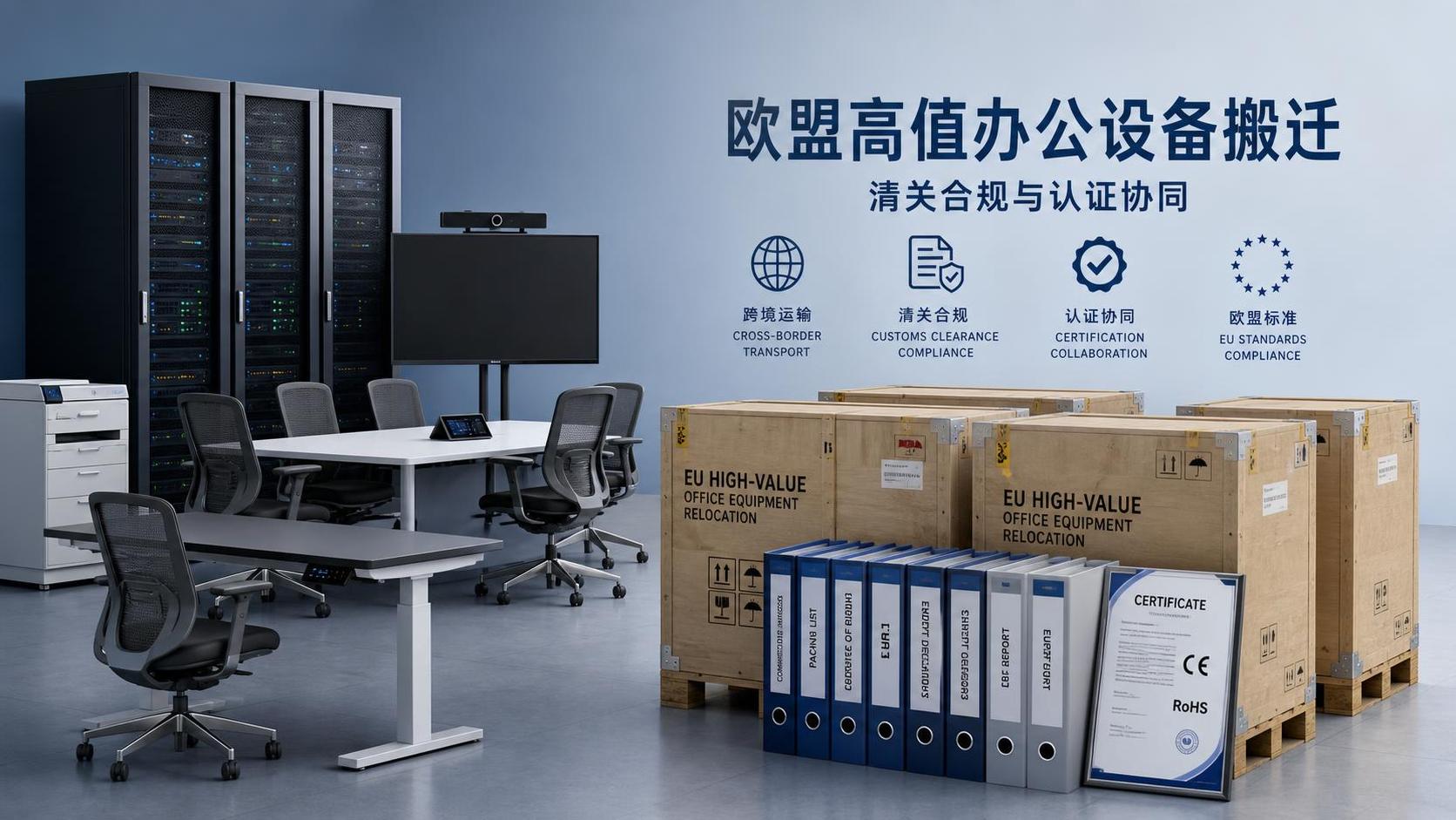 欧盟新规生效：高值办公设备跨境搬迁须附CE迁移符合性声明
